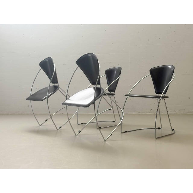 Italian Linda Model Chair by Arrben, 1980s For Sale - Image 11 of 13