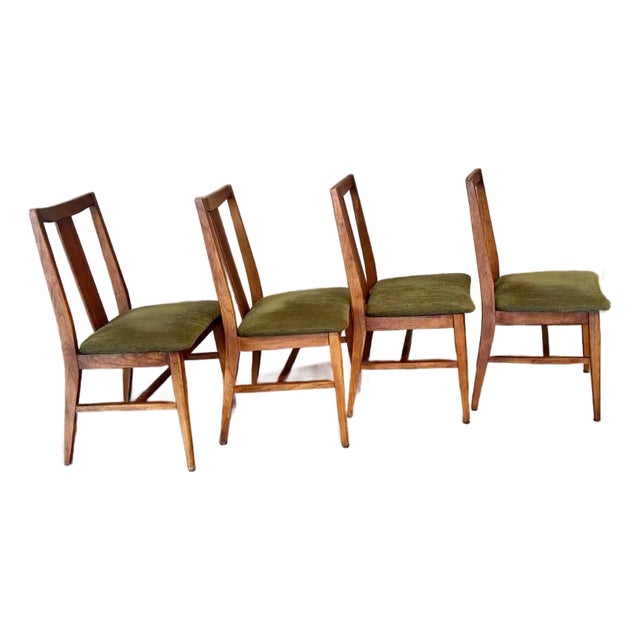 1960s Vintage Mid-Century Modern Dining Chairs - Set of 4 For Sale