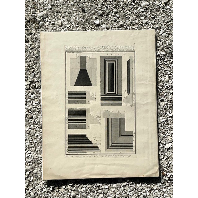 Vintage Boho Architectural Original Print For Sale - Image 11 of 12