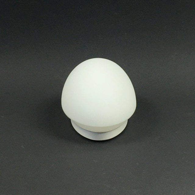 1970s Pair of Minimalist Opaline Glass Wall Lamps From Limburg, Germany, 1970s/1980s For Sale - Image 5 of 8