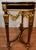 1880s Antique French Louis XVI Gold Gilt and Ebonized Carved Wood & Marble Top Console Table For Sale - Image 11 of 18