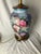 Beautiful hand painted Lotus flower table lamp. Someone replaced the socket that had the Frederick Cooper label Features 3...