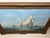 Wood Large Nautical Oil Painting America's Cup 1881: Mischief and Atalanta Signed by John Bentham-Dinsdale (1927–2008) Framed For Sale - Image 7 of 8