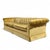 Hollywood Regency Vintage Hollywood Regency Gold Velvet Tufted Sofa, Mid-Century For Sale - Image 3 of 16