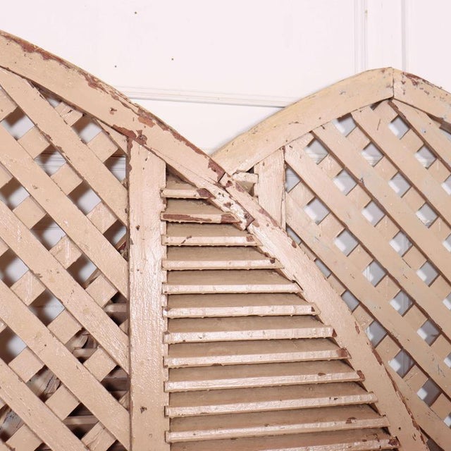 French Arched Shutters, 1890s, Set of 2 For Sale - Image 5 of 14
