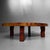 Monumental Japanese tree trunk table from the Shōwa period, crafted from solid keyaki, the Japanese zelkova wood loved for...