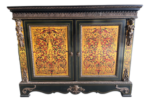 Antique French Boulle Chest of Drawers, 1890s