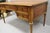 Vintage French Louis XVI Style Burl Walnut Tooled Leather Top Writing Desk For Sale In Philadelphia - Image 6 of 18