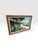 1980s Large Francis Downs Signed Florida Garden Landscape Original Painting, 55.5” For Sale - Image 4 of 6