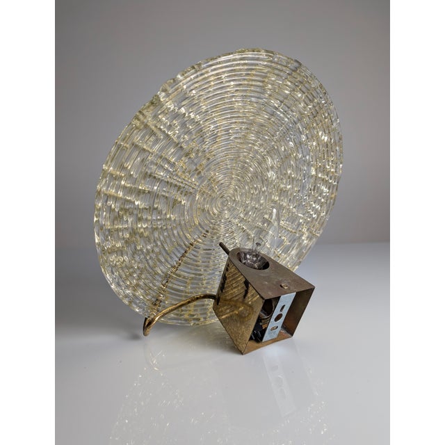 Wall Sconce in Murano Glass and Brass attributed to J. T. Kalmar, Austria, 1970s For Sale - Image 7 of 9