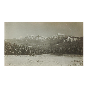 Early 20th Century Snapshot Photograph of Rams Horn Mountain