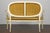Green Antique French Louis XVI Style Provincial Painted Loveseat W/ Two Armchairs - Set of 3 For Sale - Image 8 of 13