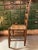 Antique Woven Reed Seat Chair For Sale - Image 4 of 6