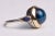 Contemporary 1990s Blue Topaz, Tanzanite and 18K Gold and Sterling Silver Ring, Size 7.25 For Sale - Image 3 of 5