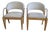 2000s Attributed to Mitchell Pickard for Brueton Willow Chairs- Set of 2 For Sale