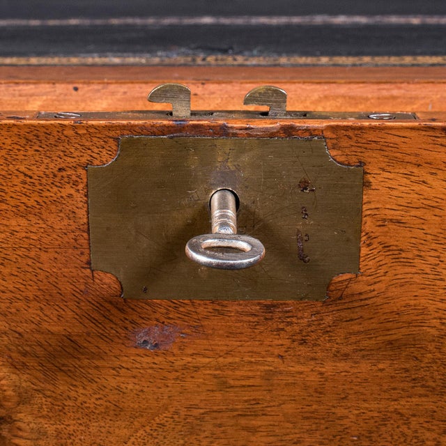 Antique Writing Slope, English, Walnut, Correspondence Box, Regency, Circa 1825 For Sale - Image 12 of 12