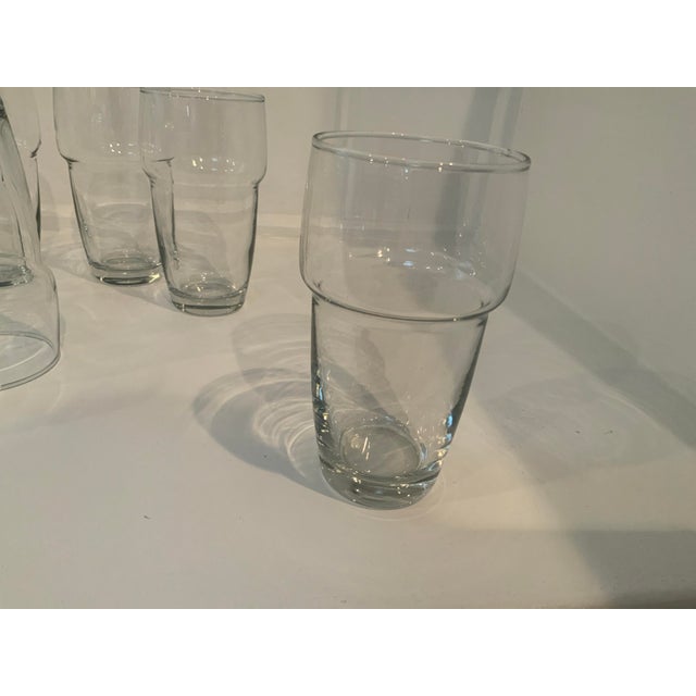 1990s Vintage Glass Short Tumblers - Set of 8 For Sale - Image 5 of 11