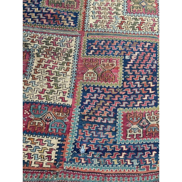 Caucasian Verneh Embroidered Kilim For Sale - Image 15 of 18