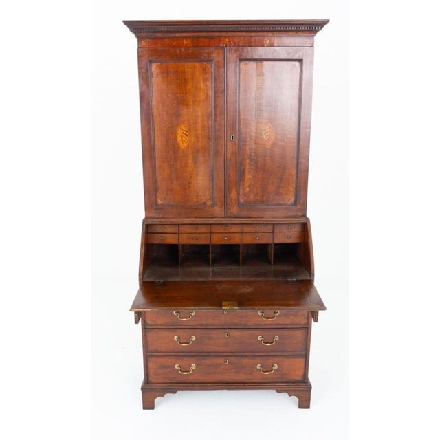 Georgian Bookcase in Oak For Sale - Image 4 of 10