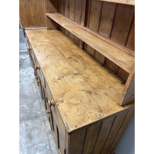 Wood 19the Century English Pine Dresser For Sale - Image 7 of 10