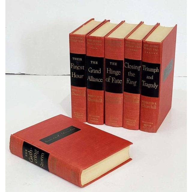 The Second World War by Winston Churchill from Houghton-Mifflin Company, Boston. A vintage edition of Winston Churchill's...