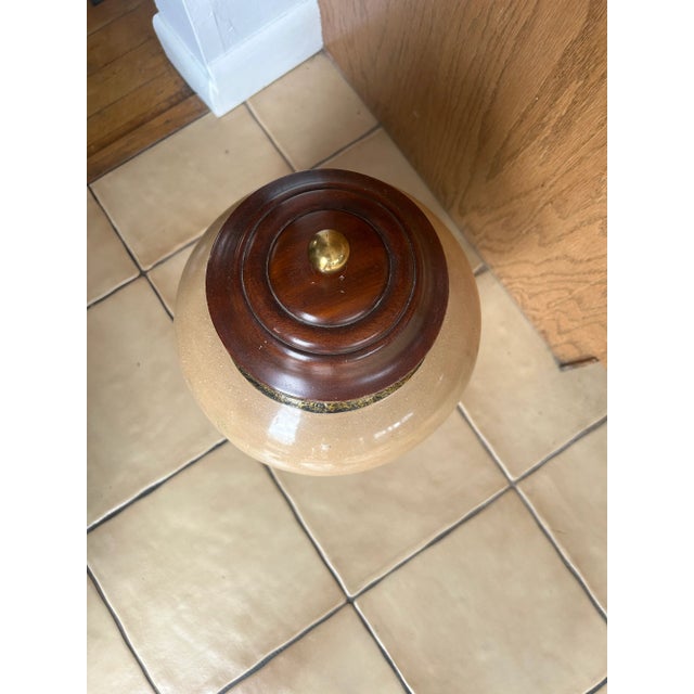 Ceramic Maitland Smith Painted Urn, 2000s For Sale - Image 7 of 9