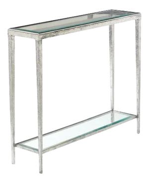 Maitland-Smith Jinx Small Nickel Console