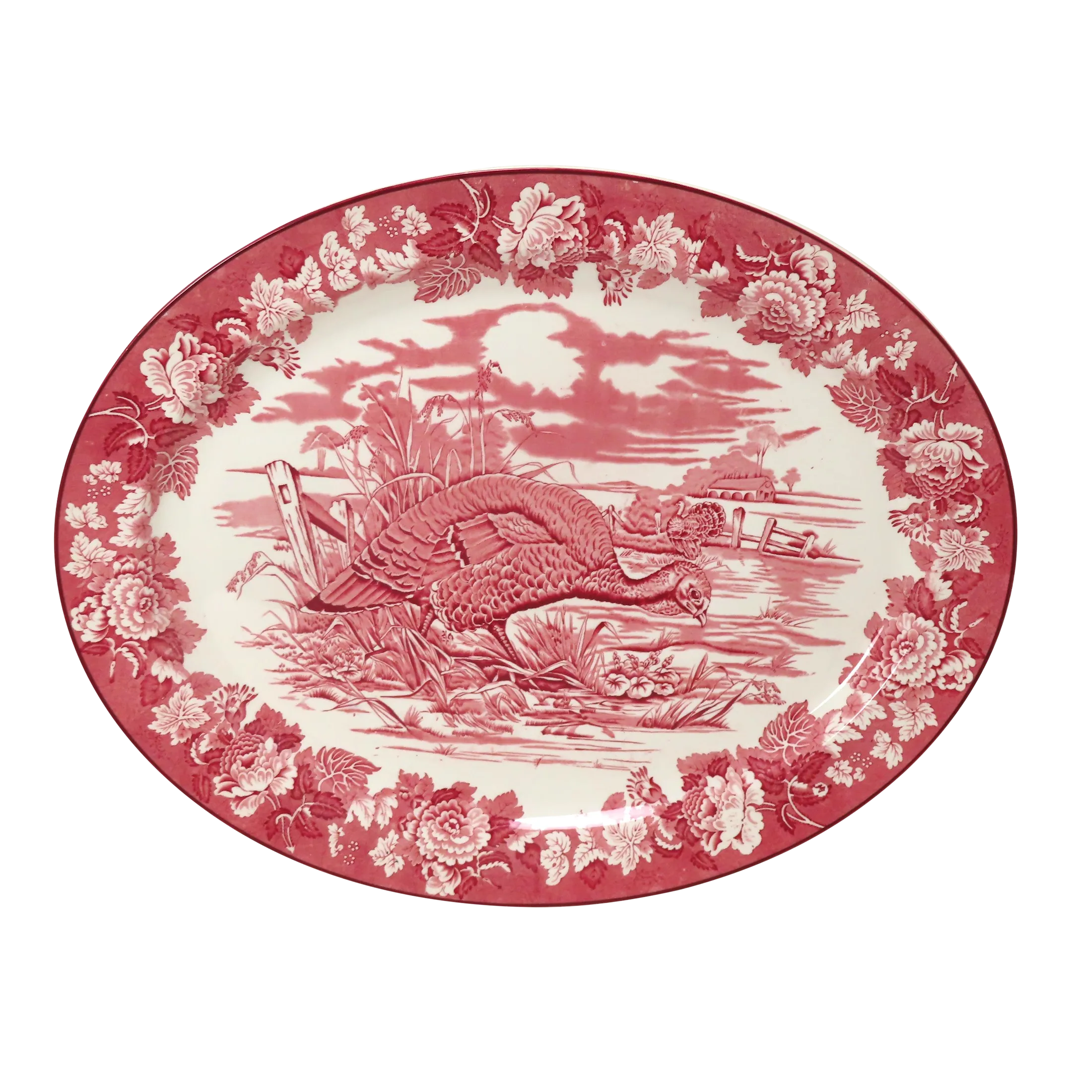 Vintage Enoch Wood & Sons England Staffordshire Pottery Turkey