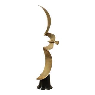 Hattakitkosol Somchai Bronze Sculpture Untitled "Bird in Flight" For Sale