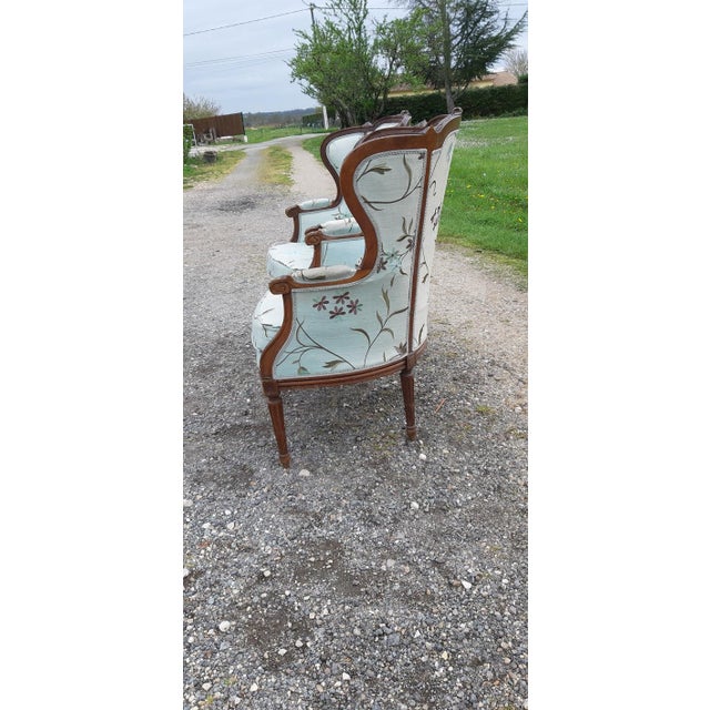 Cabriolet Wingback Armchairs, 1930s, Set of 2 For Sale - Image 6 of 15
