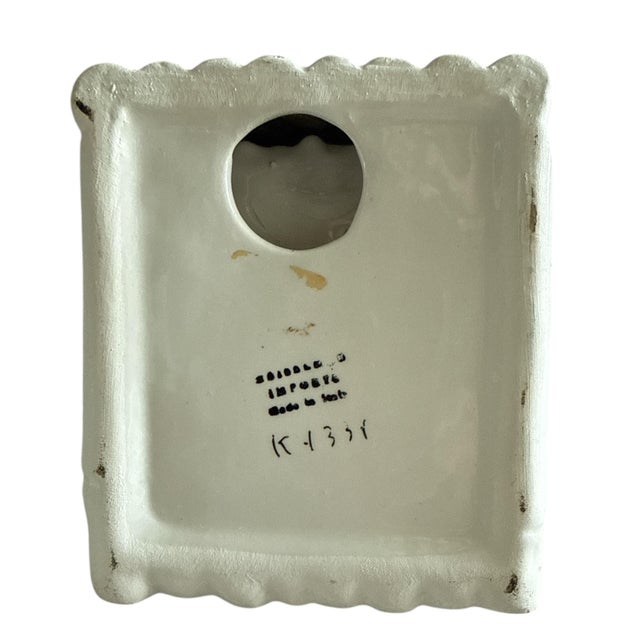 Ceramic Mid-Century Italian Ceramic Frog Bookends, Circa 1950s For Sale - Image 7 of 11