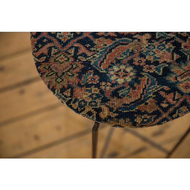 :: Exclusive Old New House® reclaimed vintage rug fragment side table stand! This unique limited edition item is made in...