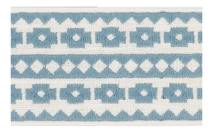 Schumacher Talitha Tape Trim in Sky