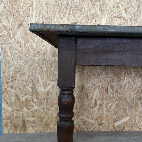 Vintage Rectangular Dining Table, 1950s For Sale - Image 4 of 5