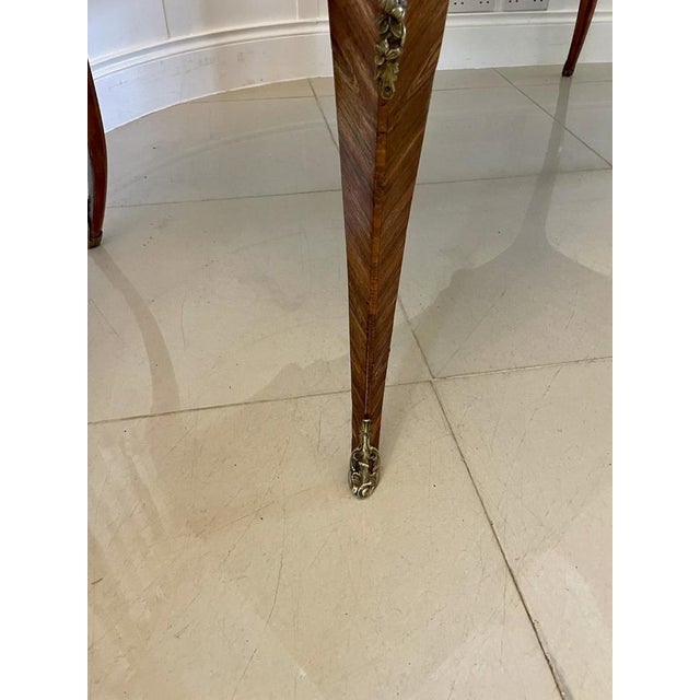 Large Antique Victorian Kingwood Desk, 1850 For Sale - Image 17 of 18