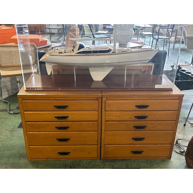 1970s Shop Chests of Drawers, 1970s, Set of 2 For Sale - Image 5 of 7