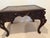 Antique French Art Nouveau Hand-Carved Walnut Writing Desk With Iris & Dragonfly Motifs For Sale - Image 4 of 6