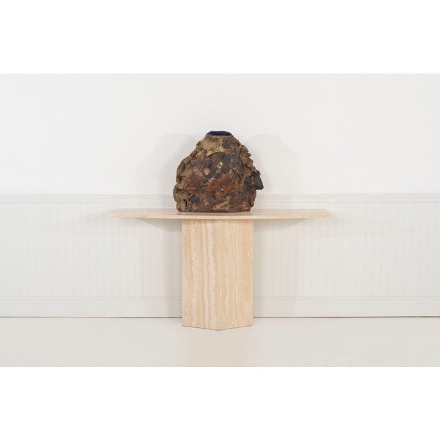 Robert Arneson Monumental Brutalist Stoneware Vessel, 1963 A commanding example of Robert Arneson’s early studio pottery,...