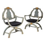 Armchairs, Saxony, 18th Century, Set of 2 For Sale