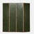 Neoclassical Antique Hand Painted Leather on Board Four Panel Dressing Screen 20thC For Sale - Image 3 of 9