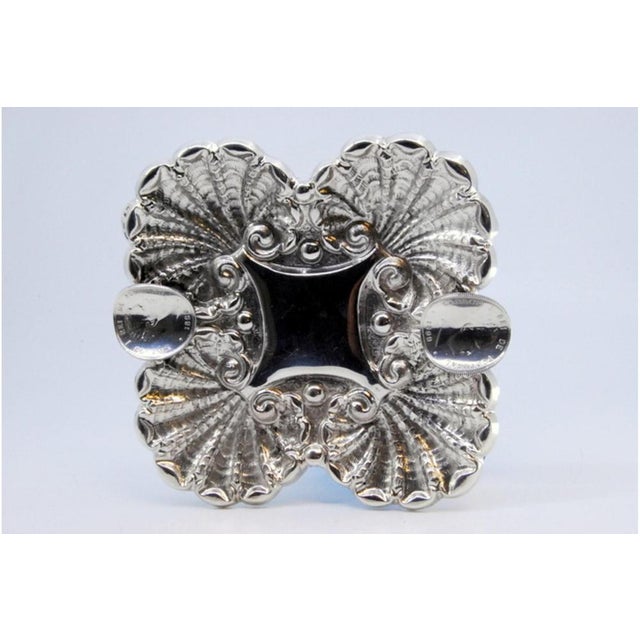 Silver Ashtray with Shells and Charles I Coins For Sale - Image 6 of 9