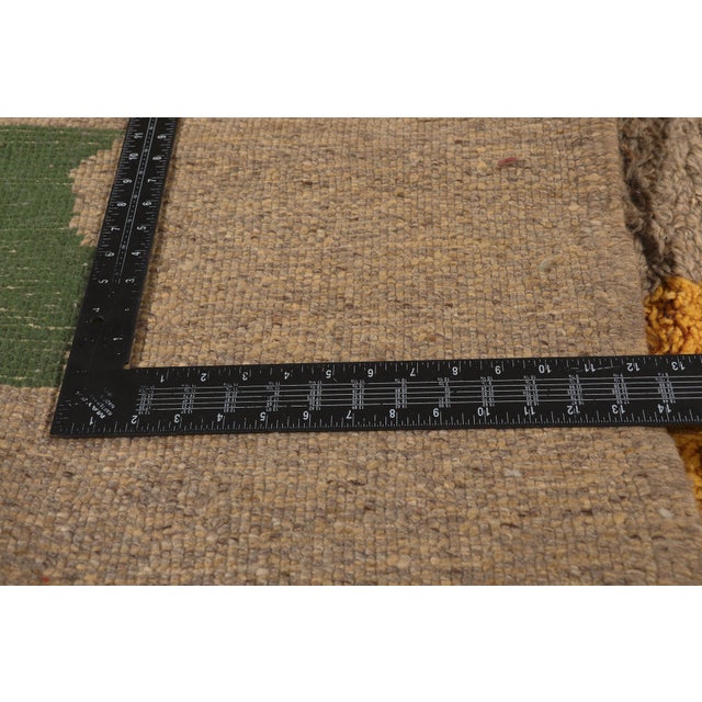 Textile Contemporary Beni Mrirt Moroccan Rug, 09'03 X 11'07 For Sale - Image 7 of 10