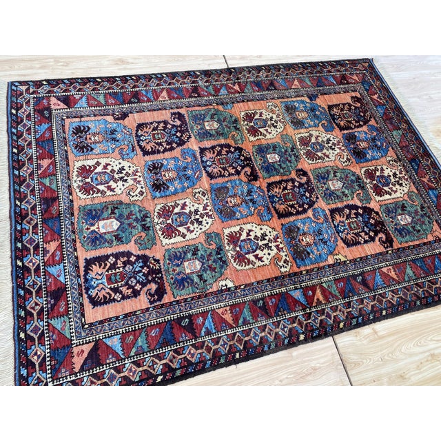 Vintage Serab Wool Rug, Boteh Design For Sale - Image 4 of 9