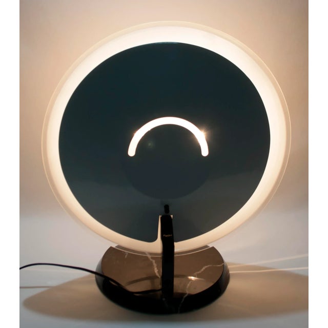 1980s Large Pearl Table Lamp by Bruno Gecchelin for Oluce, 1980s For Sale - Image 5 of 8
