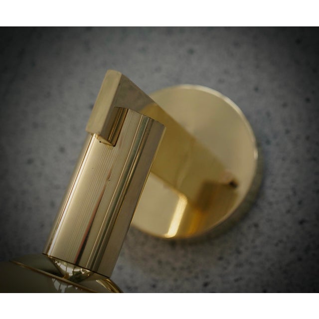 Murano Art Glass and Brass Wall Light, 2000 For Sale - Image 9 of 12