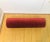 1970s Red Cranberry Velvet Bolster For Sale - Image 4 of 5