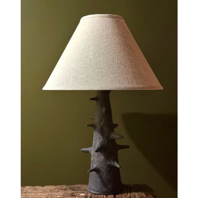 Black Organic Modern Trent Kendrick Sieba Lamp For Sale - Image 8 of 8