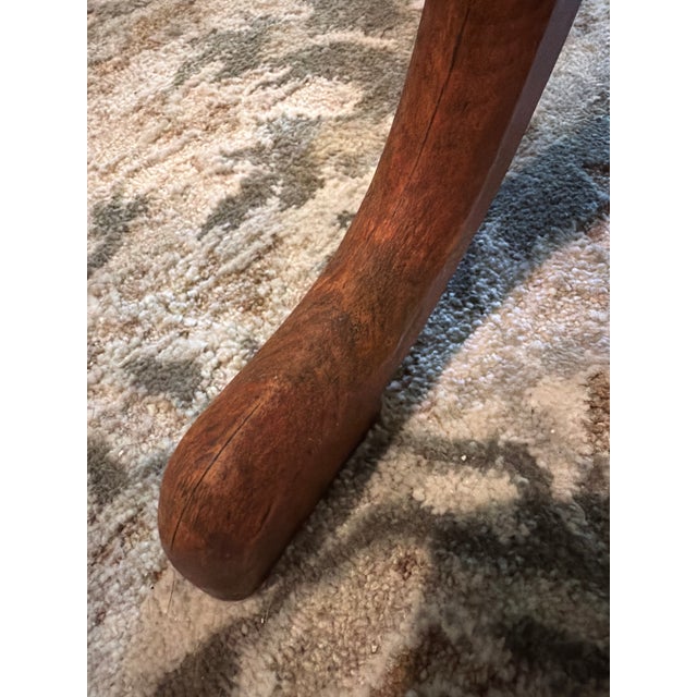 18th Century American Federal Cherry Tripod Candle Stand Table For Sale - Image 16 of 18