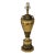 1970s Art Nouveau Brass Swan Handled Lamp For Sale