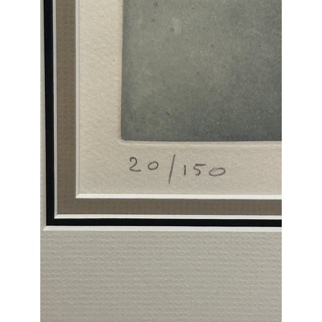 Modern Late 20th Century France Hilon "Le Pot Bleu" Signed and Numbered Floral Lithograph - Framed For Sale - Image 3 of 16
